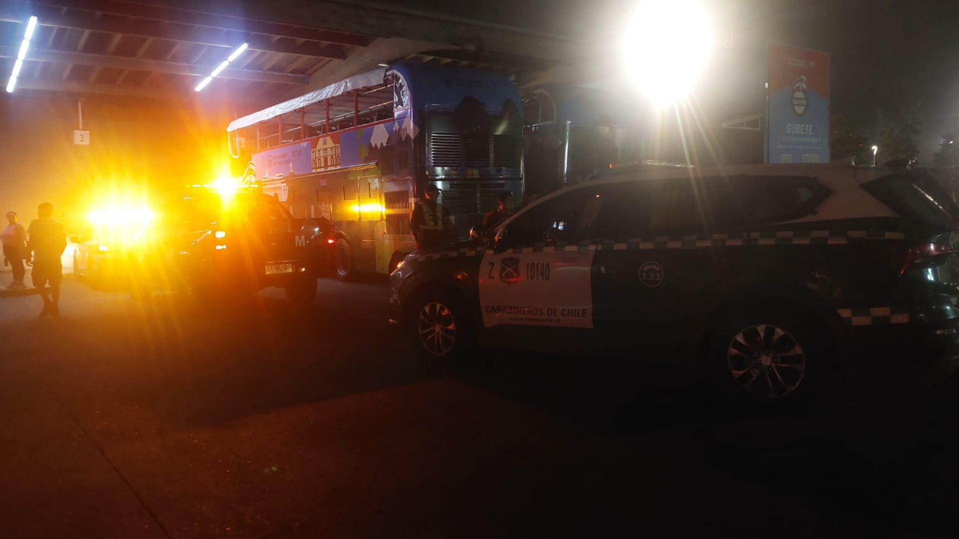 Dos personas fueron detenidas por agredir a guardia del Terminal de Buses