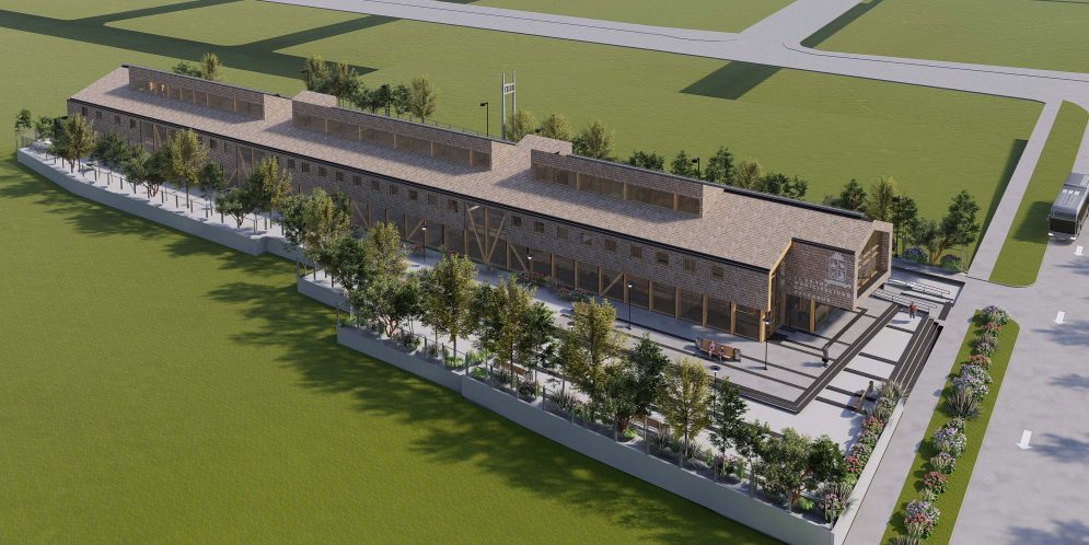 Dalcahue inició construcción de su futuro Centro Cívico con una inversión superior a los 6 mil 900 millones de pesos
