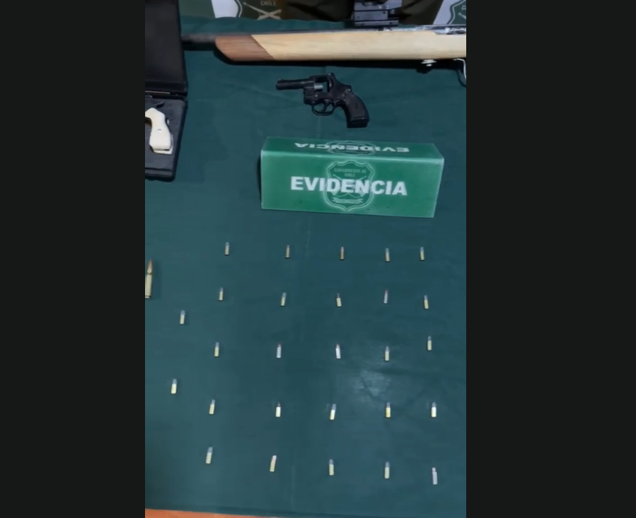 Prisión preventiva para imputado por tenencia ilegal de armas en Puqueldón